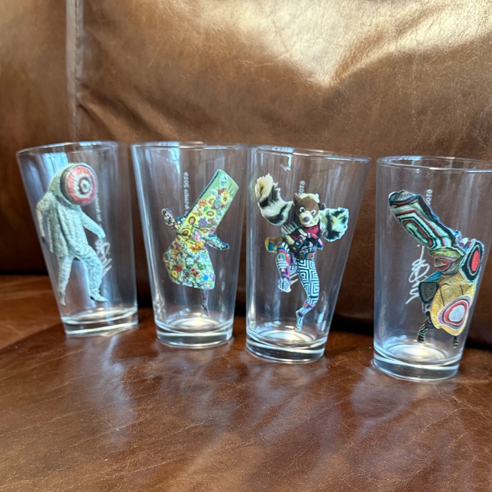 Nick Cave for Artardia glasses -set of four